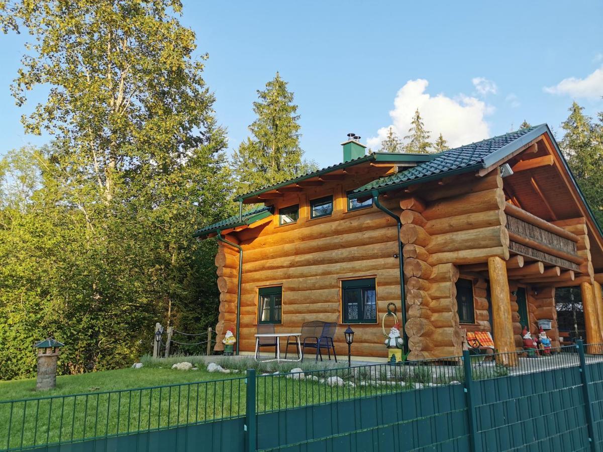 Ferienwohnungen Blockhaus - Zwergenhaeusl Grünau im Almtal Exteriér fotografie